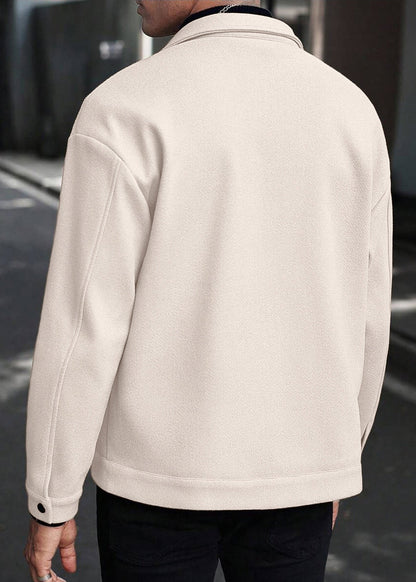 Men’s Wool-Blend Casual Jacket