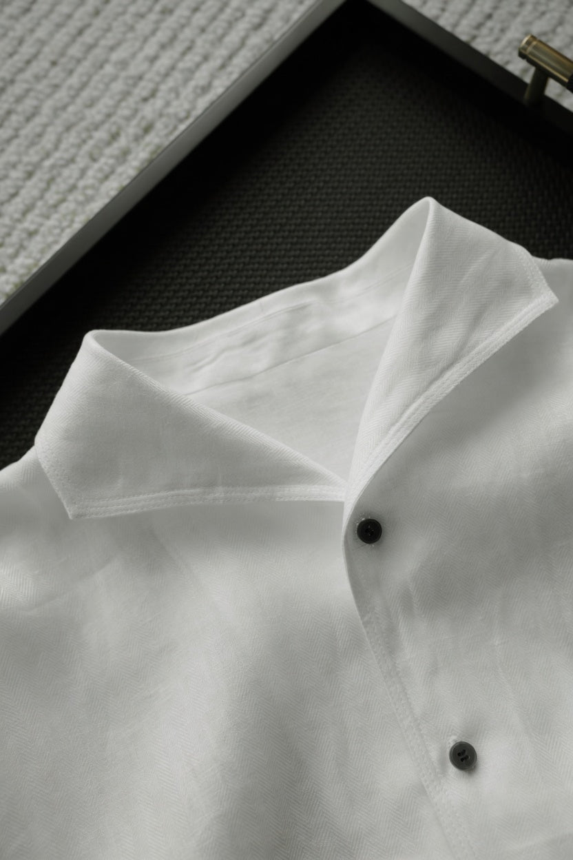 Men's Linen Shirt and Shorts Set