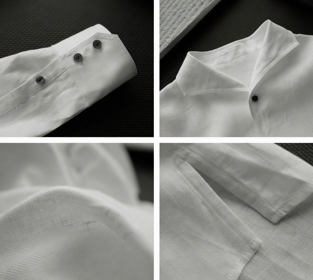 Men's Linen Shirt and Shorts Set