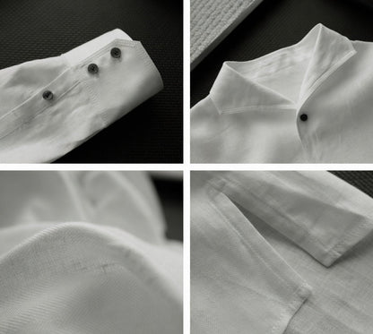 Men's Linen Shirt and Shorts Set