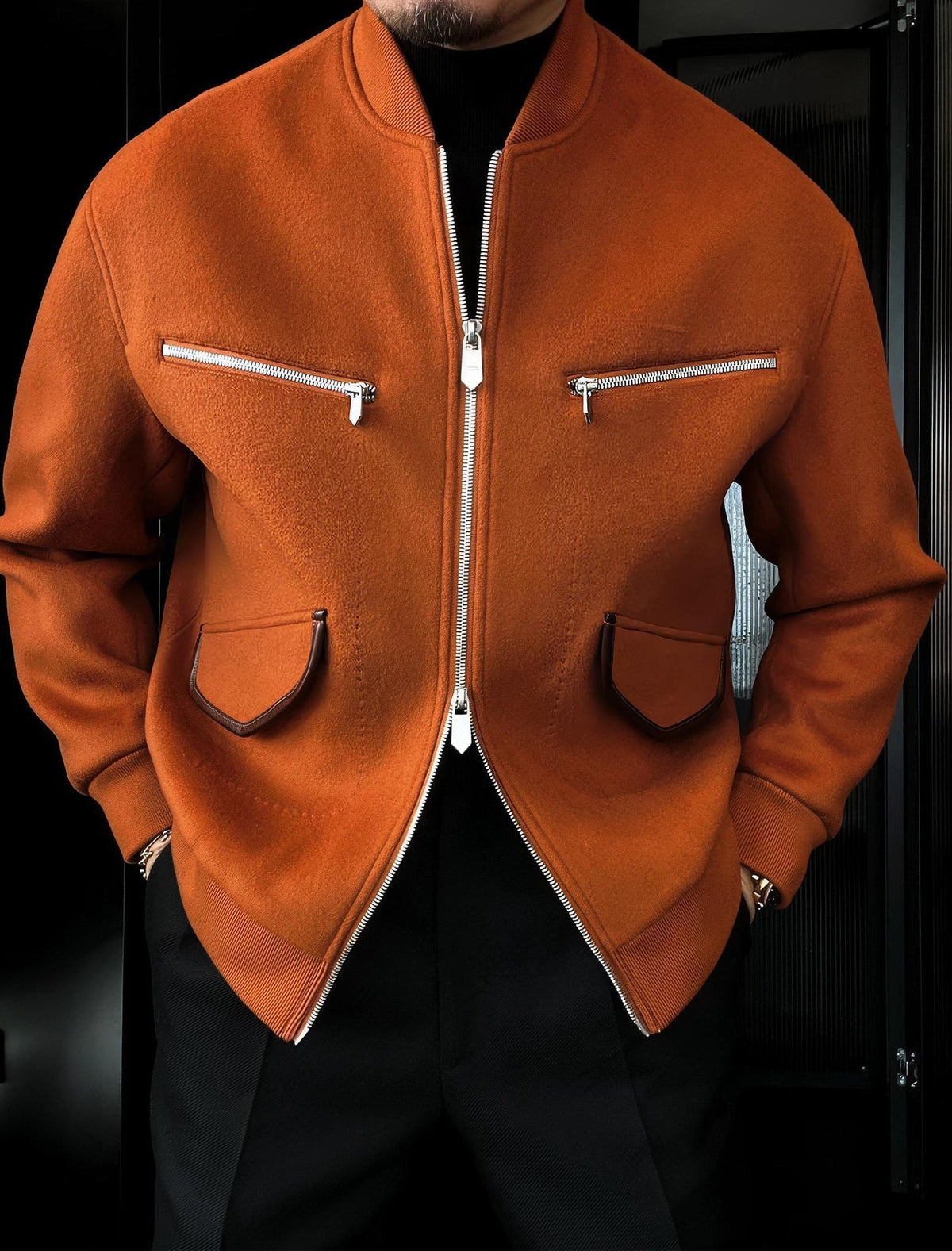 Men's Fashion Jacket – Stylish Zip-Up Jacket for Men