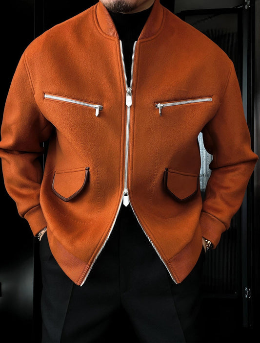 Men's Fashion Jacket – Stylish Zip-Up Jacket for Men