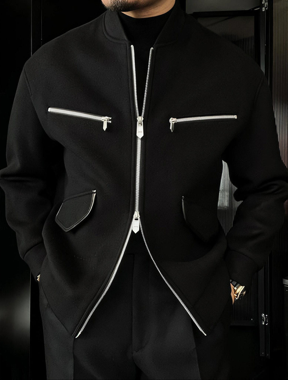 Men's Fashion Jacket – Stylish Zip-Up Jacket for Men