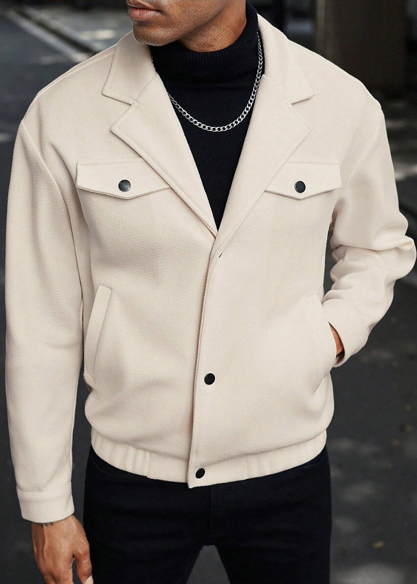 Everyday Wool-Blend Relaxed Fit Overshirt